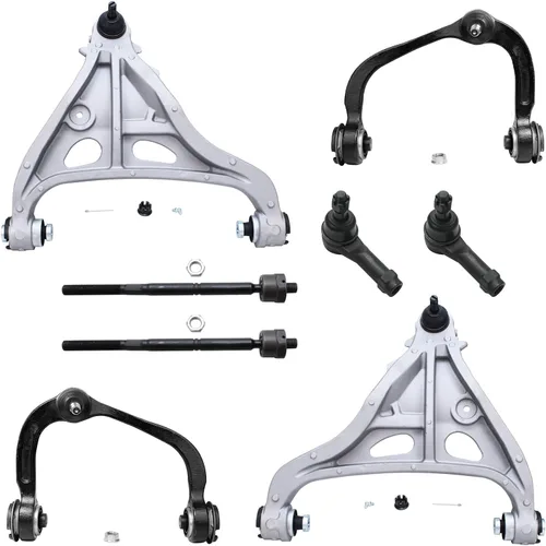 Vista 313 de Detroit Axle - Kit de brazos de control de extremo de 8 piezas para Toyota 2001-2003 Highlander 2002-2003 Camry Lexus ES300, 2 conjuntos de brazos