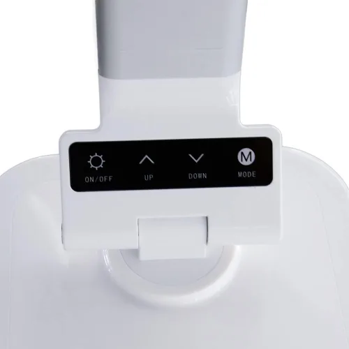 Vista 8 de Lámpara de escritorio con luz de acento RGB, cargador inalámbrico, puerto USB, controles de luz regulables (oro rosa)