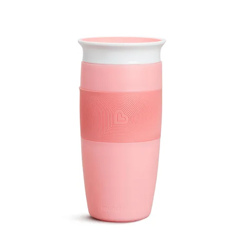 Vista 8 de Munchkin® Miracle® 360 - Vaso para beber para niños pequeños, a prueba de derrames, 14 onzas, azul