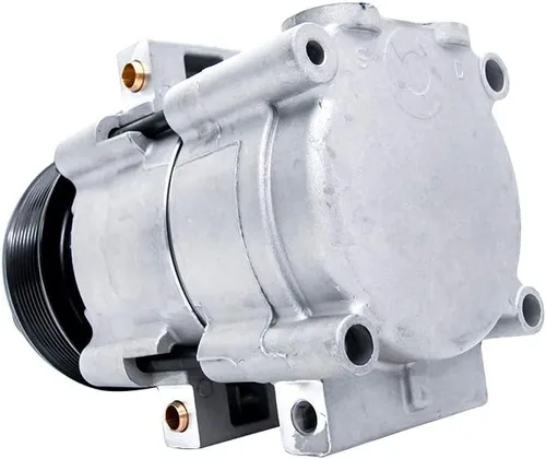 Vista 4 de FKG Compresor de CA y embrague de A/C 4L3Z19703AB apto para Ford E-150 Econoline 4.6L 5.4L 1997-2001 Ford E-250 Econoline 5.4L, 1997-2002 Ford