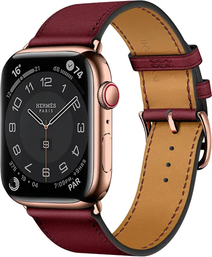 Vista 48 de LB1 - Correa de cuero para Apple Watch para mujeres y hombres, SE Ultra 2 de 1.575 in 1.732 in 1.811 in 1.654 in 1.772 in 1.614 in 1.496 in 1.929 in