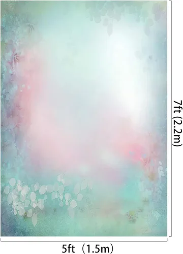 Vista 2 de Kate Fondo abstracto de textura verde rosa de 5x7ft/1.5x2.2m accesorios de estudio de fotografía