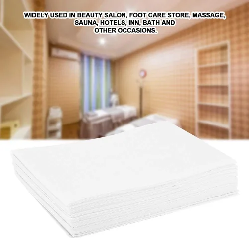 Vista 4 de BNP 10 piezas de sábanas de spa desechables para mesa de masaje, cubierta impermeable no tejida para masajes, spa y exámenes, suministros de spa