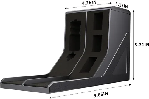 Vista 7 de SUMING Cartuchera Universal para Pistola, Soporte para Pistola para Arma de Fuego, Porta Pistola Protectora para Arma de Seguridad, Compatible