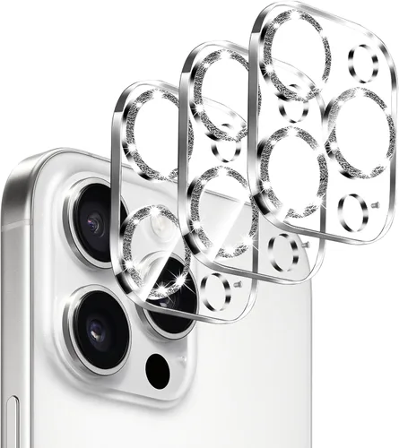 Vista 111 de Dengduoduo Paquete de 3 protectores de lente de cámara de vidrio templado para iPhone 15 de 6.1 pulgadas y para iPhone 15 Plus de 6.7 pulgadas