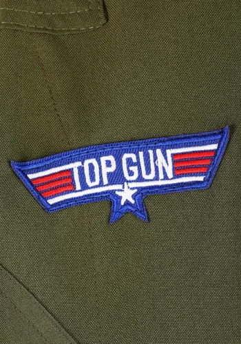 Vista 5 de Disfraz Premium de Mono de Vuelo Top Gun para Hombre Multicolor