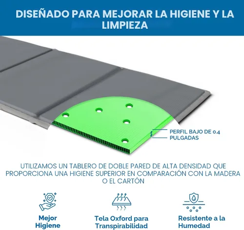 Vista 5 de Meliusly Premium 10mm Base para Cama Individual 2-Pack (96,5x190,5 cm) Diseño de Tablero de Cama de Perfil Bajo con Patente Pendiente - Bases