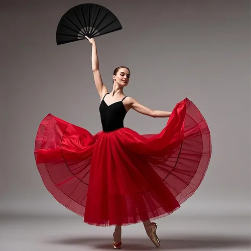 Vista 4 de Nydotd Paquete de 1 abanico grande de mano plegables de nailon plegable con funda de soporte para hombres y mujeres, línea de actuación, danza, kung
