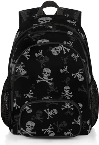 Vista 17 de Mochilas escolares para mujeres y hombres - Elegante mochila escolar universitaria - Mochilas de viaje resistentes al agua para niñas y niños, Azteca