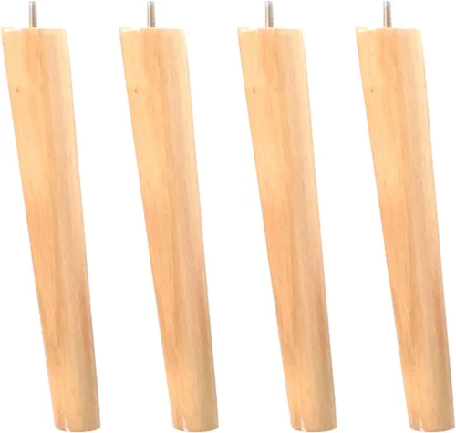 Vista 11 de M8 - Patas oblicuas de madera maciza para muebles, patas de mesa, patas de soporte para sofá, 3.1-27.6 in, para mueble de TV, escritorio, mesa