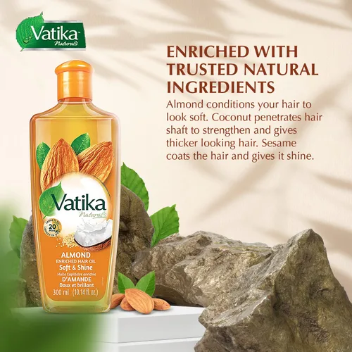 Vista 3 de Dabur - Aceite para el cabello, hidratante natural, suero fortalecedor para un cuero cabelludo saludable, aceite nutritivo para el cabello suave