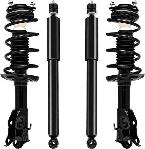 Vista 118 de Detroit Axle - Puntales y Amortiguadores para Chevy Traverse Buick Enclave GMC Acadia Saturn Outlook 2007-2012, 2 puntales delanteros con resorte