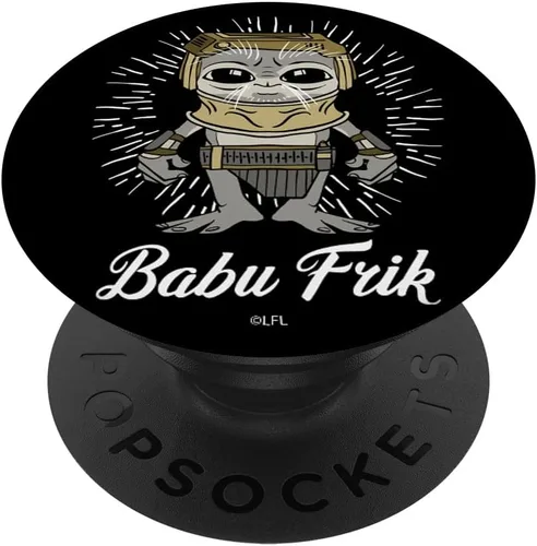 Vista 6 de Star Wars: The Rise Of Skywalker Babu Frik Cute Cartoon PopSockets MagSafe PopGrip para iPhone