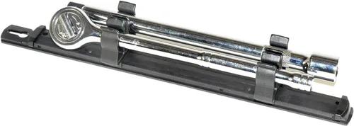 Vista 2 de Ernst Manufacturing 8354-Black-1/4 agarradera de extensión y soporte frontal dentado de 1/4 pulgada
