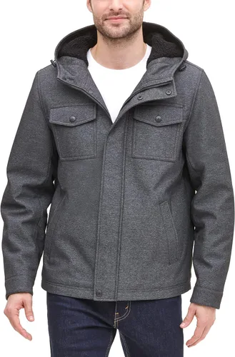 Vista 8 de DOCKERS Men's Arctic Cloth Sherpa Storm Jacket