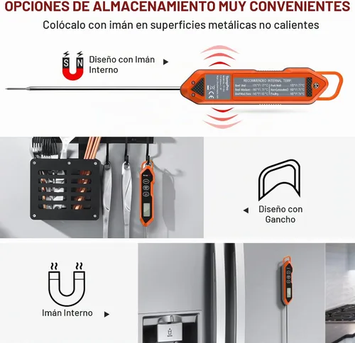 Vista 7 de TempPro TempSwift - Termómetro impermeable para carne de lectura