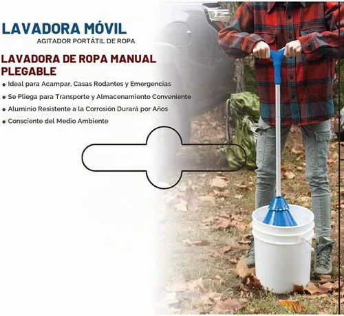 Vista 4 de Agitador de ropa portátil para lavadora móvil