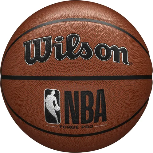 Vista 12 de Balones para baloncesto en interiores y exteriores Wilson NBA Forge Series Marrón