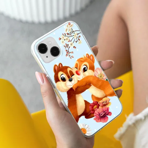 Vista 5 de ERT GROUP Funda de teléfono móvil para Apple iPhone 14 Plus Original y con licencia oficial de Disney Chip & Dale 003 adaptada de manera óptima a