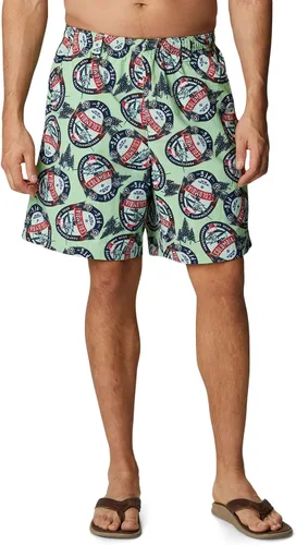 Vista 46 de Columbia Super Backcast - Pantalón corto de agua para hombre Impresión de tinte negro