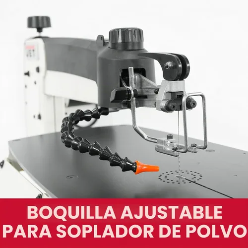 Vista 4 de Sierra de contornear JET de 22 pulgadas con interruptor de pie, velocidad variable, 120V 1Ph (JWSS-22B)