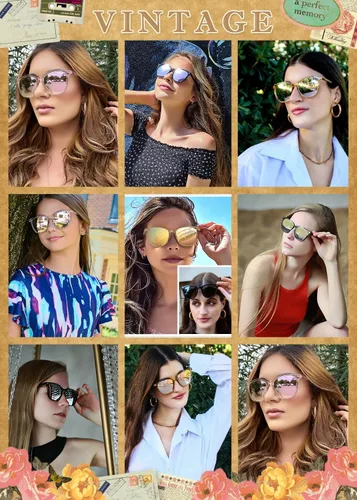 Vista 5 de FIMILU Paquete de 2 lentes de sol polarizados para mujer, lentes de protección UV400, montura grande, lentes de moda, elegantes