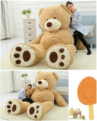 Vista 3 de Funda oso de peluche gigante (exterior con cierre), 78 pulgadas