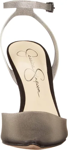 Vista 2 de Jessica Simpson Pirrie Women's Patent Ankle Wrap Pointed Toe Pumps