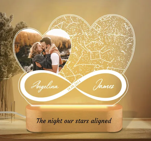 Vista 10 de LOVELYPOD Luz nocturna personalizada con foto de perro, regalo conmemorativo para perros, placa conmemorativa para mascotas, regalo de foto