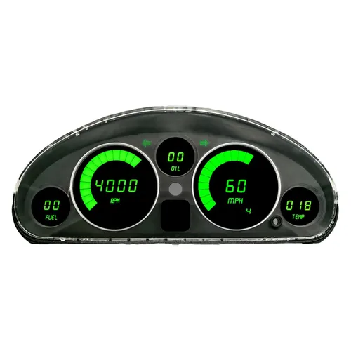 Vista 4 de Panel de medidor de repuesto digital LED compatible con Mazda Miata 90-98 Clúster de manómetro de repuesto directo (azul)