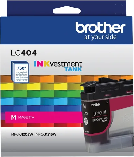 Vista 2 de Brother Cartucho de tinta original LC404M Magenta INKvestment Tank