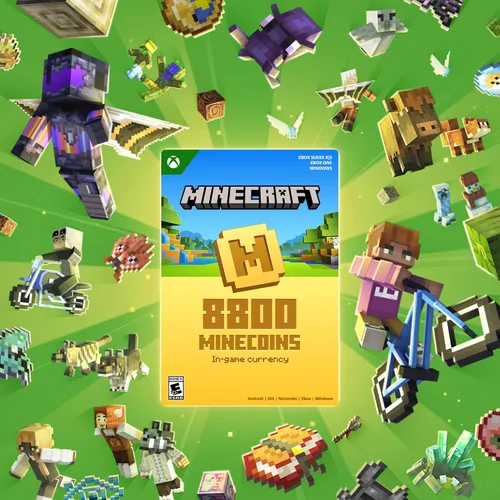Vista 2 de Minecraft: Paquete de Minecoins: 8800 Monedas [Código Digital] - EXCLUSIVO DE AMAZON