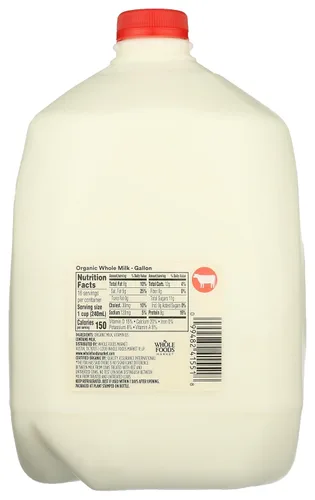 Vista 3 de 365 by Whole Foods Market , Grado orgánico Una leche, entera, 128 fl oz.