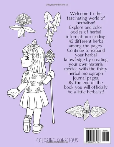 Vista 2 de Herbal Allies For Kids Coloring Book on Herbalism