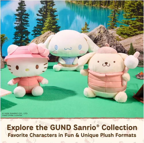 Vista 7 de GUND Sanrio Hello Kitty - Juguete de peluche de 6 pulgadas con traje