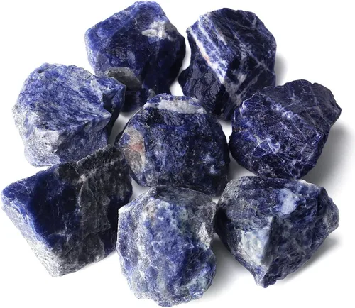 Vista 23 de ZHIYUXI Amatista de 2 pulgadas, cuarzo rosa, cuarzo transparente, fluorita, piedras en bruto, cristales crudos a granel, piedras preciosas naturales