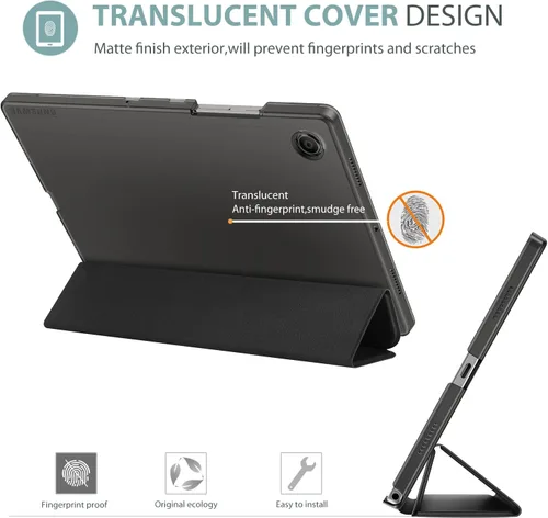 Vista 4 de ProCase Funda Inteligente para Galaxy Tab A8 10.5, Carcasa Trasera Dura Delgada con Soporte Funda Protectora Inteligente para Galaxy Tab A8 10.5