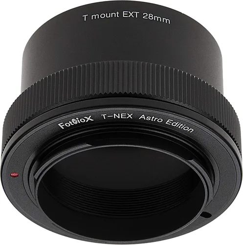 Vista 4 de Fotodiox Adaptador de lente Astro Edition - Compatible con telescopios de montaje en tornillo T-Mount (T/T-2) para cámaras Sony Alpha E-Mount