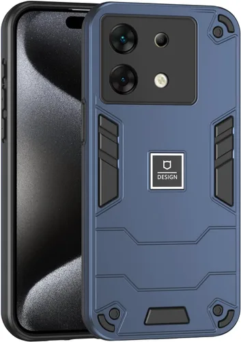 Vista 58 de Funda compatible con Redmi A1, compatible con Redmi A2 2 en 1 [PC dura + TPU], funda de teléfono negra