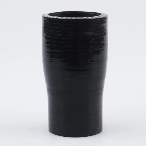 Vista 86 de AC PERFORMANCE ID de 1" a 1/2" (25mm a 13mm) Manguera de silicona recta reductora de 3 capas reforzada negra, 3" de longitud Negro