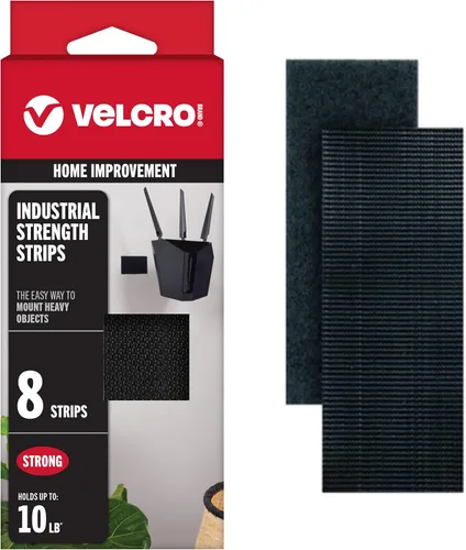 Vista 13 de VELCRO Brand - Resistencia industrial Uso en interiores y exteriores Potencia de sujeción superior en superficies lisas Tamaño 4 pies x 2