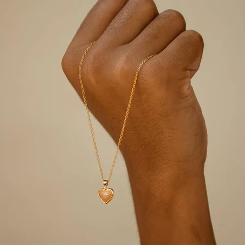 Vista 5 de KissYan Healing Crystal Necklace, 14K Gold Plated Natural Energy Stone Pendant Necklace Reiki Quartz Amethyst Citrine Gemstone Spiritual Jewelry