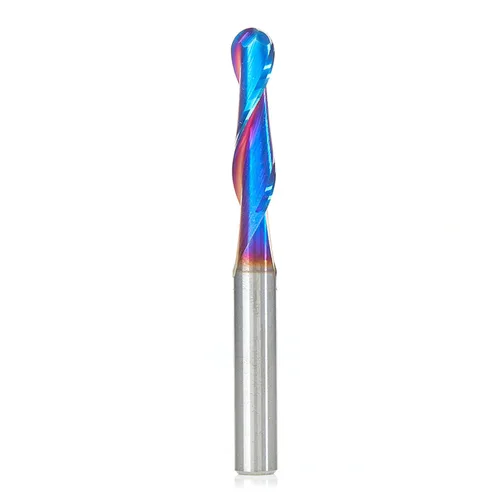 Vista 14 de Amana Tool Broca de carburo sólido con punta esférica en espiral para madera, plástico, MDF, espuma, 46384-K, 1/2 diámetro x 2-1/8 pulgadas x 1/2