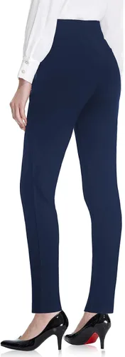 Vista 2 de Tapata Pantalones de vestir ajustados de 262830 pulgadas para mujer, pantalones de cintura alta para oficina, trabajo, negocios, casual, pantalones