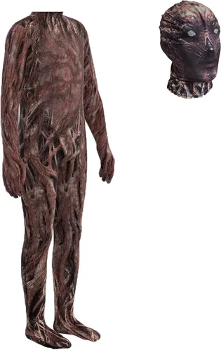 Vista 4 de Disfraz de Vecna de cosas aterradoras para niños disfraz de Halloween de terror y cosplay