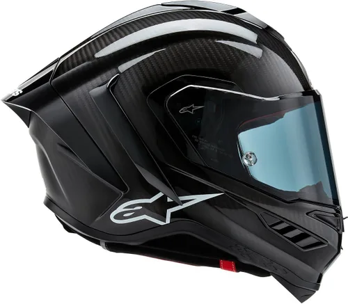 Vista 4 de Alpinestars Supertech R10 Casco sólido, carcasa de carbono, certificado CE, ventilación avanzada y ajuste