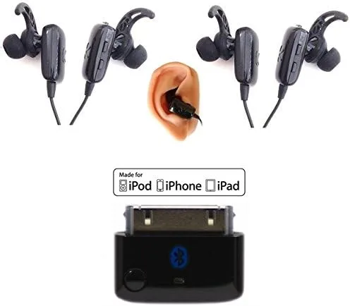 Vista 2 de i10_Plus_2MarathonS: Transmisor Bluetooth i10 Multi-Stream Plus 2 Pequeños Maratones Auriculares estéreo Bluetooth (música y voz).