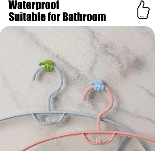 Vista 7 de CERETIA 18 ganchos de silicona autoadhesivos para el pulgar, ganchos de pared multifuncionales para clip de cable, soporte para llaves, ganchos