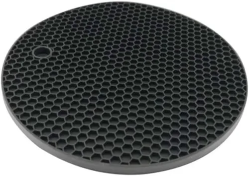 Vista 8 de Juego de 5 piezas de sartén de parrilla para horno, accesorios de parrilla redonda, bandeja para hornear, sartén redonda, kit de olla para pizza