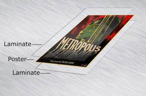 Vista 5 de Metropolis - Póster de película (estilo regular, cabeza de máquina) (tamaño: 24 x 36 pulgadas) (póster laminado y tiras)